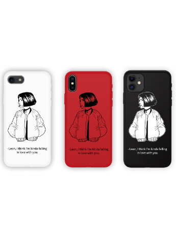 Чохол силіконовий Apple Iphone 8 plus Леон кілер (Leon) (6154-1452) MobiPrint (219777660)