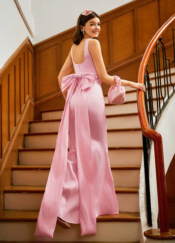 Светло-розовое платье SHEIN (317185755)