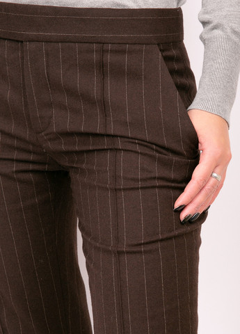 Коричневые классические демисезонные зауженные брюки Ralph Lauren