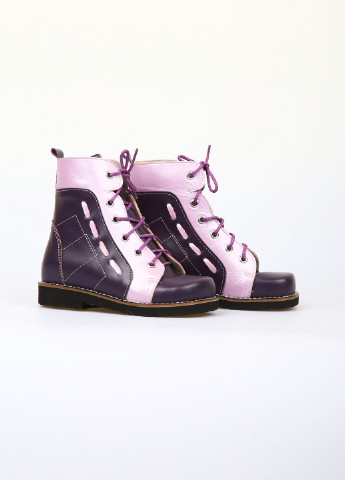 Фиолетовые кэжуал осенние ботинки Шалунишка