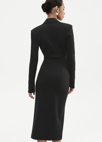 Черное коктейльное платье Gepur однотонное