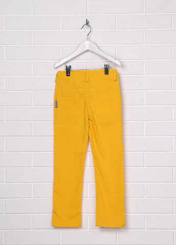 Желтые кэжуал демисезонные прямые брюки Bonito