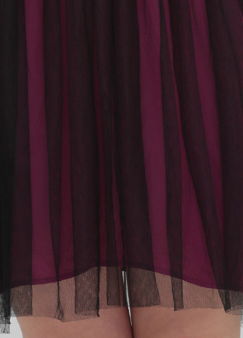 Фиолетовое коктейльное платье в стиле ампир Asos однотонное