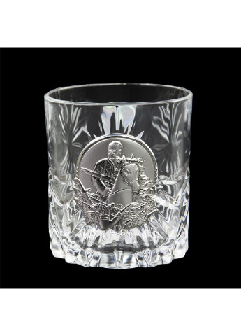 Сет для виски «Казаки Оазис» графин 4 стакана, накладки серебро Boss Crystal (252344587)