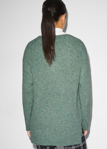 Мятный зимний свитер пуловер C&A