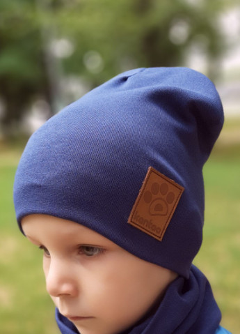 Дитяча шапка з хомутом КАНТА розмір 48-52, синій (OC-132) Канта (212242468)