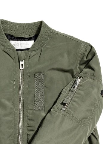 Оливковая (хаки) демисезонная куртка H&M