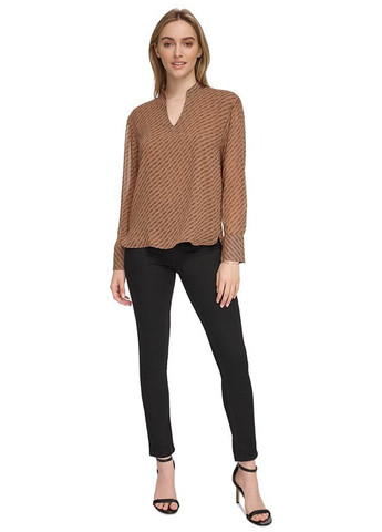 Коричнева блуза Calvin Klein