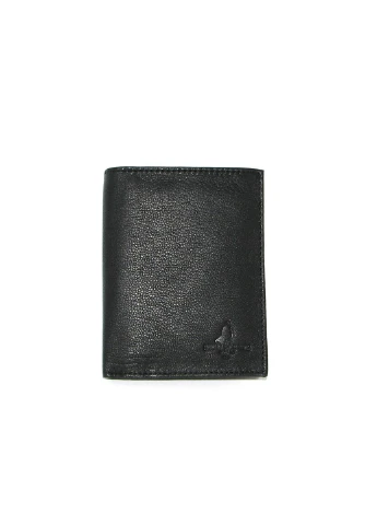 Кожаный мужской кошелек 02BLK Country Classics (253932919)