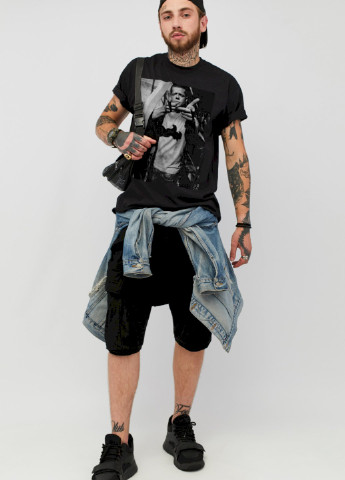 Черная футболка мужская YAPPI