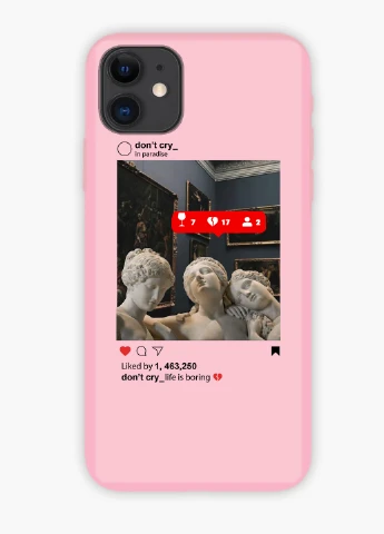 Чехол силиконовый Apple Iphone 11 Pro Max Скульптуры в Instagram Ренессанс (Renaissance) (9232-1589) MobiPrint (219517742)