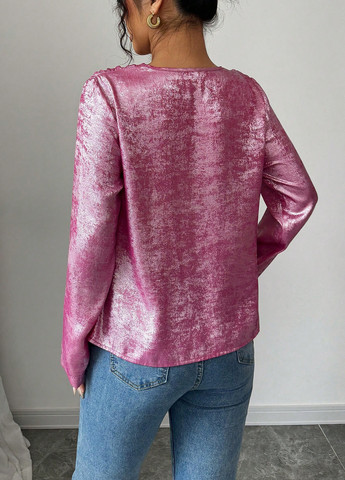 Фуксія блуза SHEIN