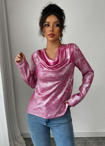 Фуксія блуза SHEIN