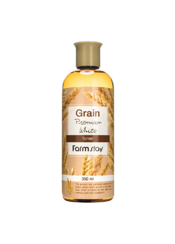Тонер увлажняющий для лица с экстрактом ростков пшеницы Grain premium white FarmStay (254844113)