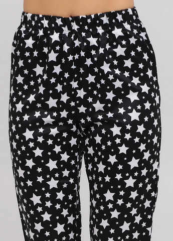 Черно-белая всесезон пижама (футболка, брюки) футболка + брюки Studio