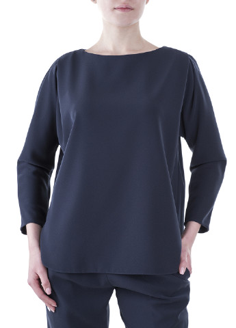 Темно-синя блуза жіноча Emporio Armani