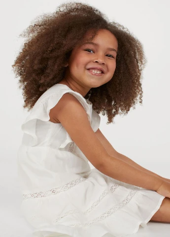Белое платье H&M (223578326)