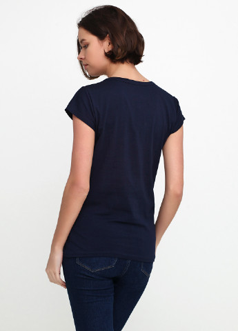 Темно-синяя летняя футболка G & N