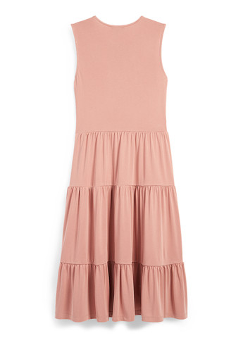 Пудрова кежуал сукня а-силует C&A однотонна