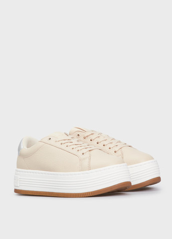 Кроссовки Calvin Klein Jeans бежевые демисезоны (366292681)