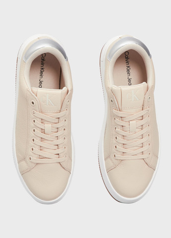 Кроссовки Calvin Klein Jeans бежевые демисезоны (366292681)