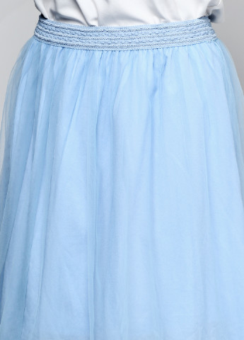 Голубая кэжуал однотонная юбка Francesca's