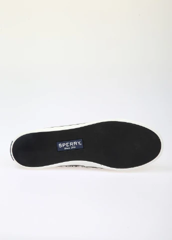 Черно-белые мокасины Sperry