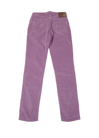 Фиолетовые кэжуал демисезонные зауженные брюки Patrizia Pepe