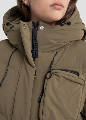 Оливковая (хаки) зимняя куртка Replay