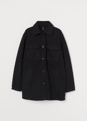 Черная демисезонная куртка H&M