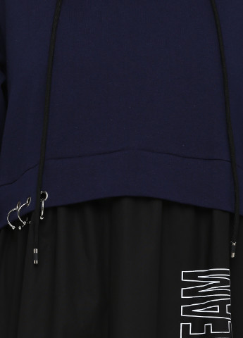 Темно-синее кэжуал платье Stella Milani с надписью