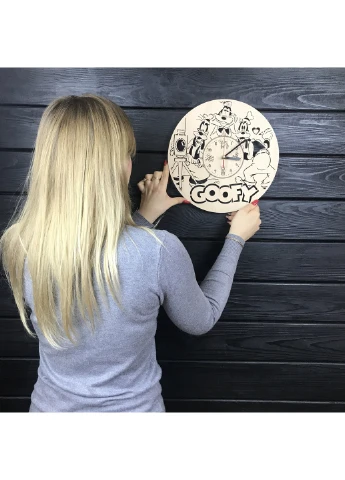 Настенные часы из дерева в детскую «Гуфи» 7Arts (253567237)