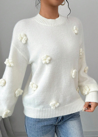 Молочний демісезонний джемпер джемпер SHEIN