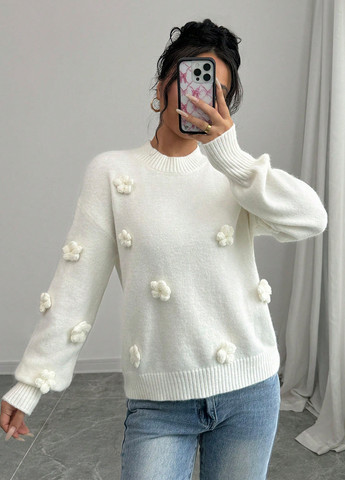 Молочний демісезонний джемпер джемпер SHEIN