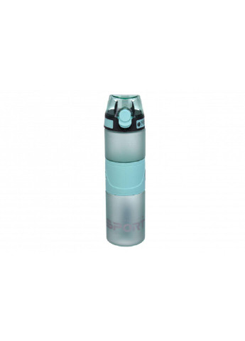 Бутылка спортивная пластиковая Soft-touch 700 мл светло-голубая (67-2106) No Brand тёмно-голубая