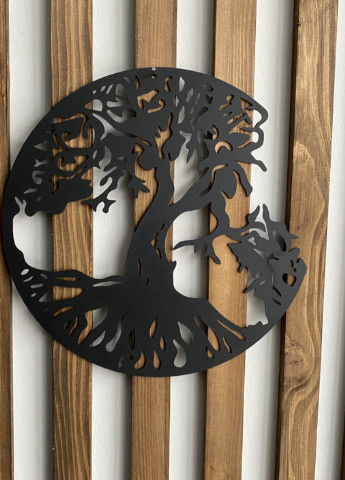 Настінний Декор Панно Картина Лофт З Металу Дерево Життя Home (256522761)