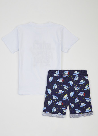 Белый летний комплект (футболка, шорты) dexter's