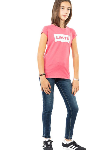 Розовая летняя футболка Levi's