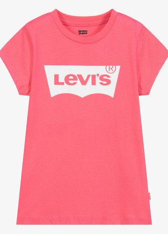 Розовая летняя футболка Levi's
