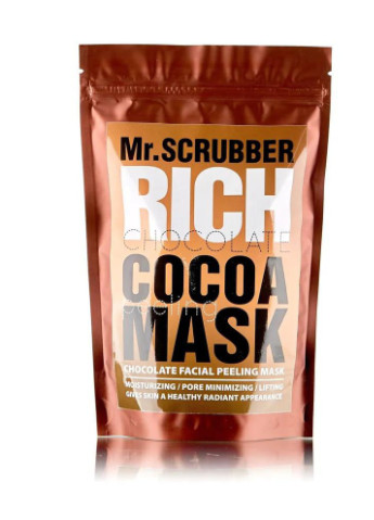 Шоколадна маска-пілінг для обличчя Mr.Scrubber Rich Cocoa 100 г Mr. Scrubber (254402311)