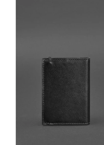 Кожаная обложка для паспорта 1.0 черная краст BlankNote (235752491)