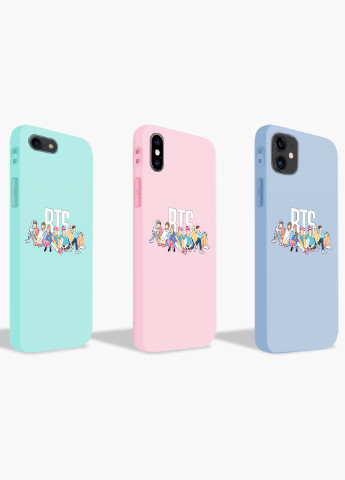 Чехол силиконовый Apple Iphone Xs БТС (BTS) (8938-1061) MobiPrint (219331316)