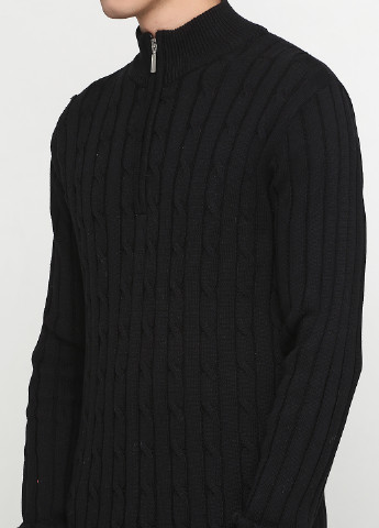 Черный демисезонный свитер Ross River