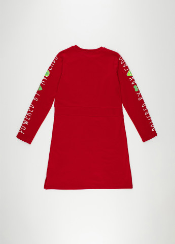Красное кэжуал платье а-силуэт DeFacto