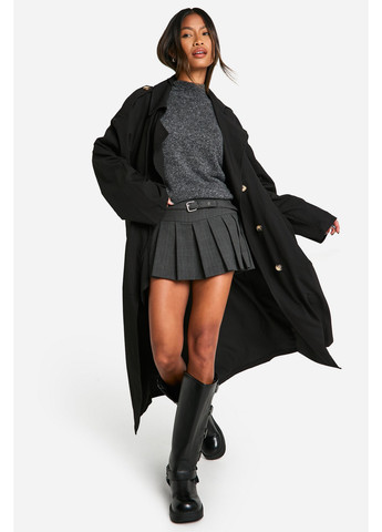 Плащ Boohoo на пуговицах демисезон (362192362)