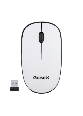 Мишка GM195 Wireless White (GM195Wh) Gemix (253432272)