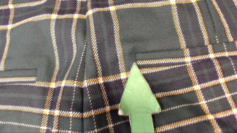 Темно-зеленые кэжуал демисезонные прямые брюки Orsay