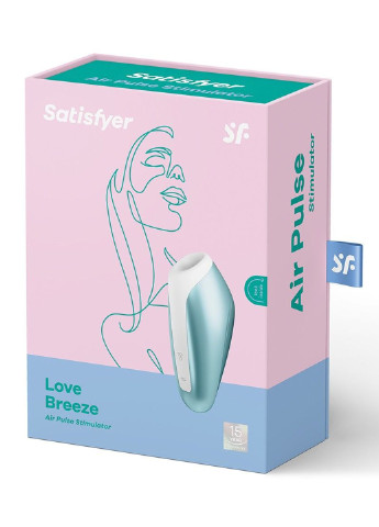 Миниатюрный вакуумный стимулятор Love Breeze Ice Blue Satisfyer (252639374)