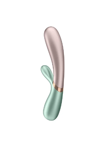 Смарт вібратор-кролик з підігрівом Hot Lover Green Satisfyer (254151615)