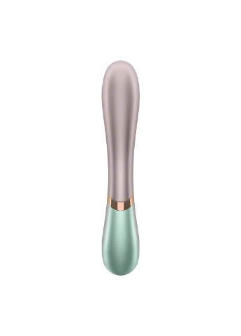 Смарт вібратор-кролик з підігрівом Hot Lover Green Satisfyer (254151615)